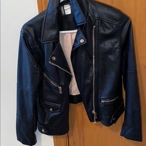 H&M leather jacket